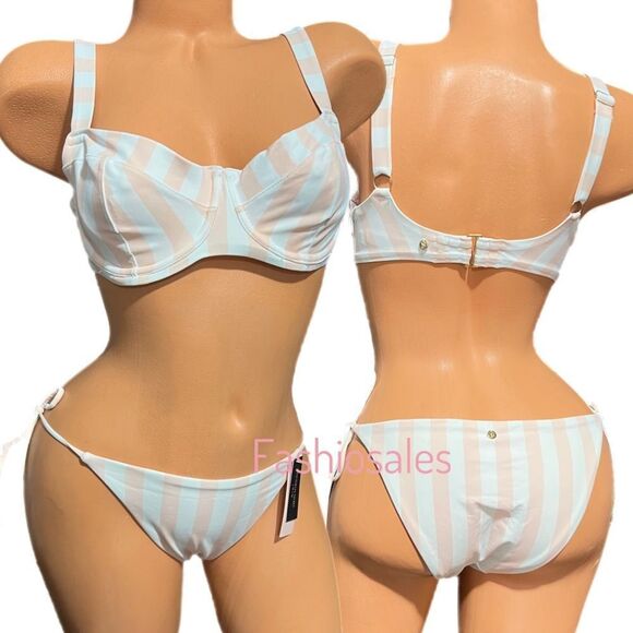 Victorias Secret Swim Wicked Push up without padding Bikini top & bottom 34C / M - Picture 6 of 12